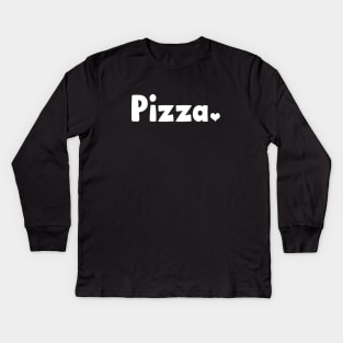 Pizza Kids Long Sleeve T-Shirt